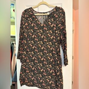 Chic floral short dress